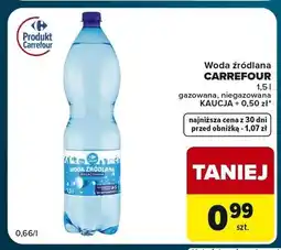 Globi Woda źródlana niegazowana Carrefour oferta