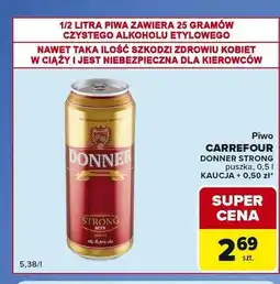 Carrefour Express Piwo Donner Strong oferta