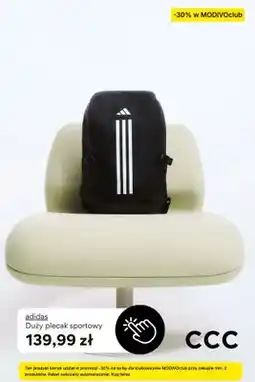 CCC Plecak sportowy duży Adidas oferta