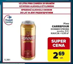 Globi Piwo Carrefour Donner Strong oferta