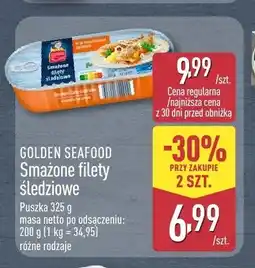 ALDI Smażone filety śledziowe Golden Seafood oferta