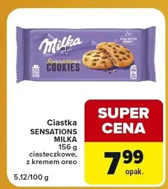 Ciastka Milka Sensations ciasteczkowe
