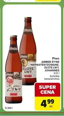 Carrefour Express Piwo Amber Złote Lwy oferta