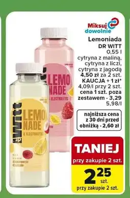 Carrefour Express Lemoniada cytryna z liczi Dr Witt oferta