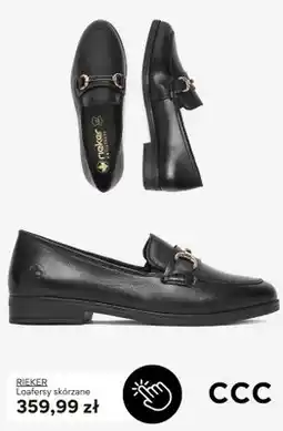 CCC Loafersy skórzane Rieker oferta
