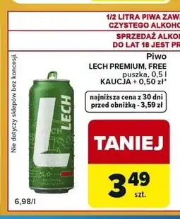 Carrefour Express Piwo bezalkoholowe Lech Free oferta