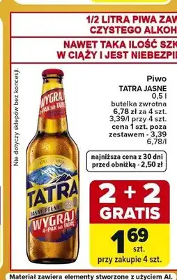 Carrefour Express Piwo Tatra Jasne oferta