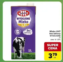 Carrefour Express Mleko UHT bez laktozy Wydojone Mlekovita 1,5% oferta