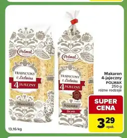 Carrefour Express Makaron 4-jajeczny Polmak Tradycyjny z Ludwina Muszelki oferta
