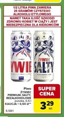 Carrefour Express Piwo bezalkoholowe Żywiec Salty oferta