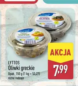ALDI Oliwki greckie zielone Lyttos oferta