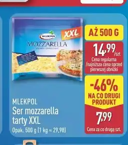 ALDI Ser mozzarella tarty XXL Mlekpol oferta