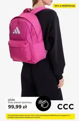 CCC Duży plecak sportowy Adidas oferta