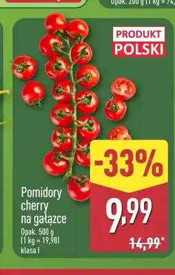 ALDI Pomidory cherry na gałązce polskie oferta
