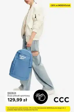 CCC Duży plecak sportowy Reebok oferta