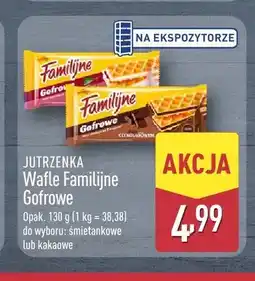 ALDI Wafle Familijne Gofrowe Jutrzenka śmietankowe oferta