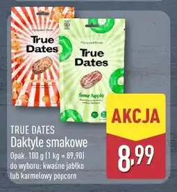 ALDI Daktyle smakowe kwaśne jabłko True Dates oferta