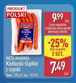 ALDI Kiełbaski śląskie z szynki Wędliniarnia oferta