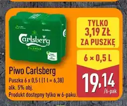 ALDI Piwo Carlsberg 6-pak oferta