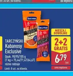 ALDI Kabanosy Exclusive Paluszki drobiowe Tarczyński oferta