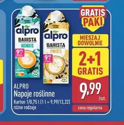ALDI Napój roślinny Alpro Barista kokos oferta