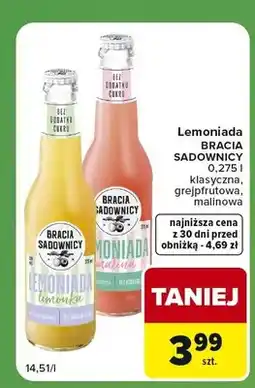 Carrefour Express Lemoniada malinowa Bracia Sadownicy oferta
