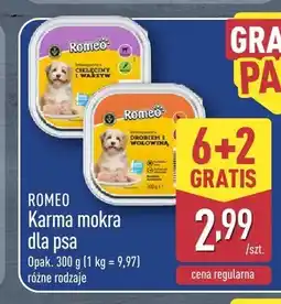 ALDI Karma mokra dla psa Romeo oferta