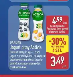 ALDI Jogurt pitny Activia jagoda-borówka Danone oferta