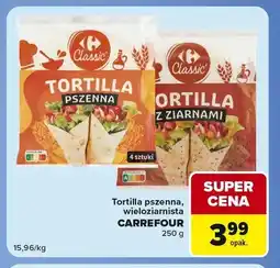 Carrefour Express Tortilla wieloziarnista Carrefour Classic oferta