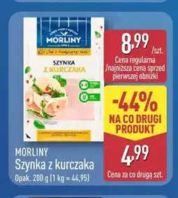 ALDI Szynka z kurczaka Morliny oferta