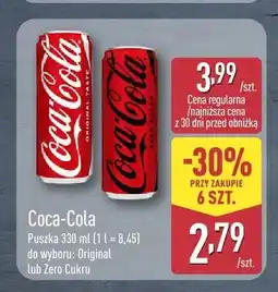 ALDI Napój gazowany Coca-Cola Original oferta
