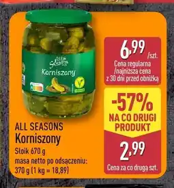 ALDI Korniszony All Seasons oferta