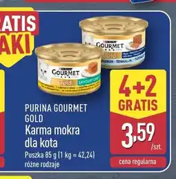 ALDI Karma mokra dla kota Purina Gourmet Gold oferta