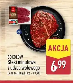 ALDI Steki minutowe z udźca wołowego Sokołów oferta