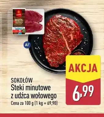 ALDI Steki minutowe z udźca wołowego Sokołów oferta