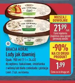 ALDI Lody jak dawniej Bracia Koral bakaliowe oferta
