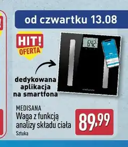 ALDI Waga z funkcją analizy składu ciała Medisana oferta