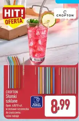 ALDI Słomki szklane Crofton 6 sztuk oferta