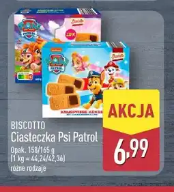 ALDI Ciasteczka Psi Patrol Biscotto z kremem kakaowym oferta