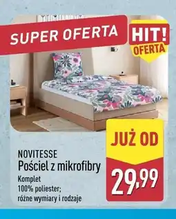 ALDI Pościel z mikrofibry Novitesse oferta