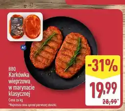 ALDI Karkówka wieprzowa w marynacie klasycznej BBQ oferta