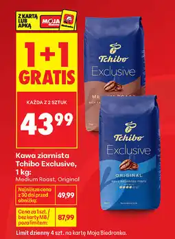 Biedronka Kawa ziarnista Tchibo Exclusive oferta