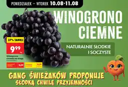 Biedronka Winogrono ciemne na wagę oferta