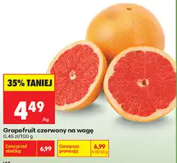 Biedronka Grapefruit czerwony na wagę oferta