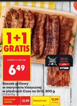 Biedronka Boczek grillowy w marynacie klasycznej w plastrach Czas na Grill oferta