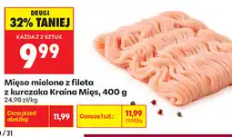 Biedronka Mięso mielone z fileta z kurczaka Kraina Mięs oferta
