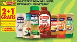 Biedronka Sosy grillowe, keczupy i musztardy Madero, Roleski, Kamis, Pudliszki oferta
