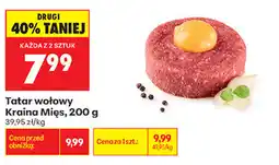 Biedronka Tatar wołowy Kraina Mięs oferta