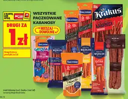 Biedronka Wszystkie paczkowane kabanosy oferta