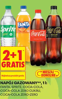 Biedronka Napój gazowany Coca-Cola, Sprite, Fanta, Coca-Cola Zero Cukru, Coca-Cola Zero-Zero oferta